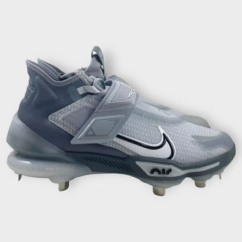 Nike Force Zoom Trout 8 Elite Grey Baseball Cleats Mens size 11.5 CZ5913-001 New